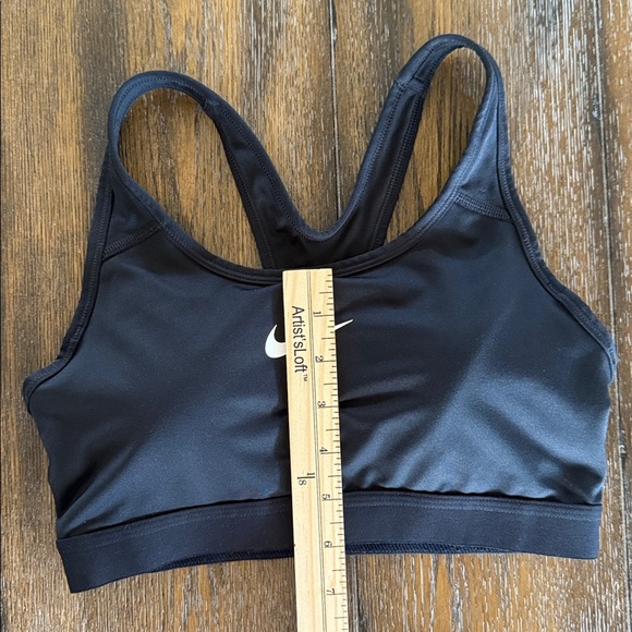 Nike Dri-Fit Women's Racerback Black Sports Bra Size S - Picture 5 of 6